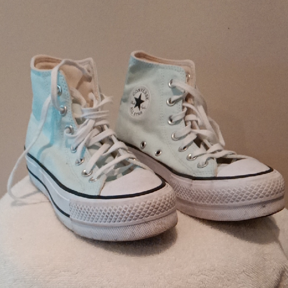 Converse Light Blue High-Tops
